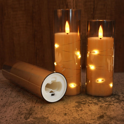 5 Deluxe Flameless LED Candles